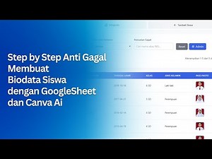 How to Easily Create a Student Database with Google Sheets and Canva AI