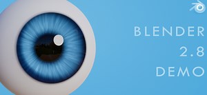 Blender 2.8 / Disney Pixar Style Eyes Demonstration
