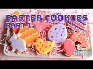 How to decorate Easter Cookies with Royal Icing for beginners | Part 1
