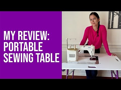 Bag Lab - My Review of a Portable Sewing Table