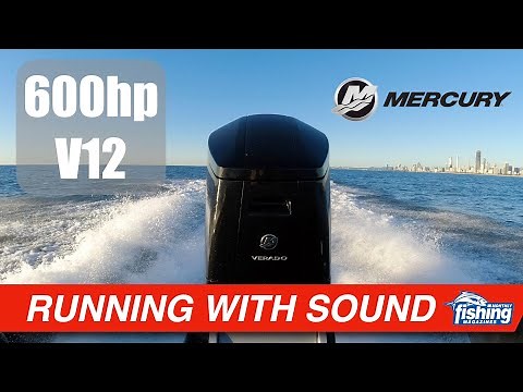 Mercury 600HP V12 Outboard Hole Shot