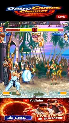 Ryu VS ChunLi / Super Street Fighter 2 Turbo #fightcade #streetfighter #arcadefights #arcade