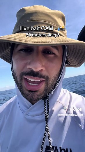 Starting to use my live bait cam more to show you what happens underneath! #fishing #livebait #livecam #nature #predators