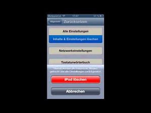 iPhone,iPad,iPod auf Werkseinstellung zurücksetzen / Anleitung Tutorial