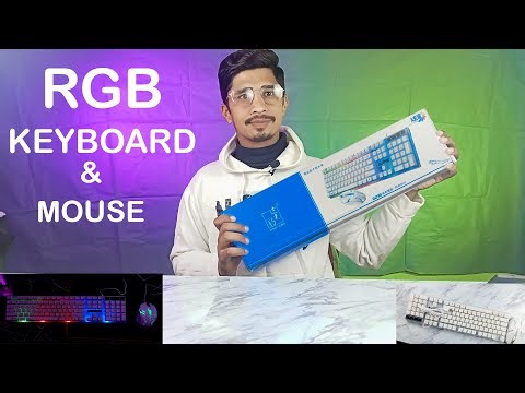 G21B RGB GAMING KEYBOARD MOUSE/ Gaming Keyboard & Mouse Under 2000 PKR | Full Review & Unboxing
