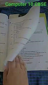 #study computer class 10 CBSE 2026 paper