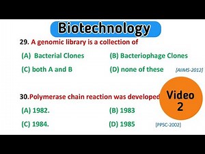 biotechnology - biotechnology mcq questions - biotechnology mcq - part 2