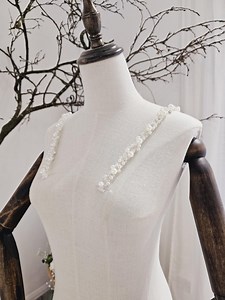 Pearl Dress Straps, Beaded Wedding Dress Accessories - Etsy