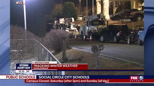 Dahlonega braces for an inch of ice; 600 crews staged