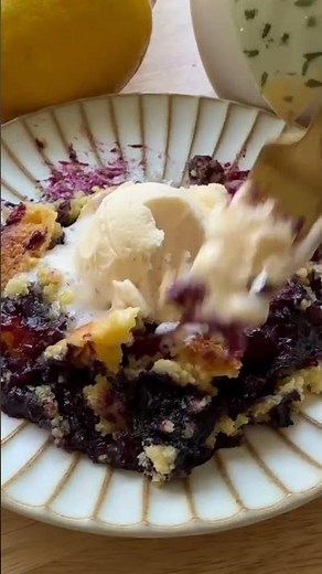 Easy Blueberry Lemon Dump Cake