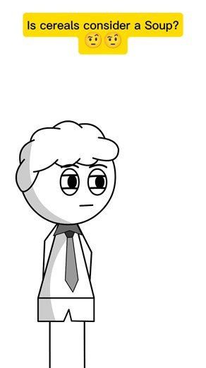 Is cereals consider a Soup?🤨🤨 Audio:@dejiwastaken #animation #comedy #reels #meme #funnymeme