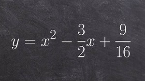 Solve by factoring when a perfect square