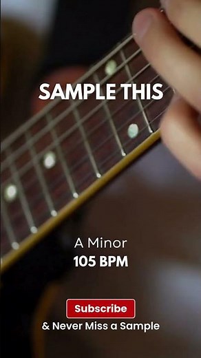 Guitar Chord Progression | A Minor | 105 BPM | Loop Sample