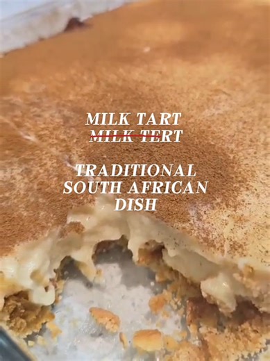 Easy Traditional Milk Tart Recipe