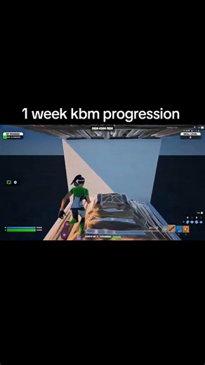 1 week kbm progression #fortnite #kbmprogression