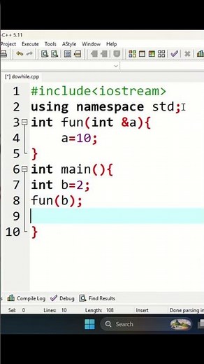 C++ Pass by Reference Explained | Why Variable Value Changes Outside Function?