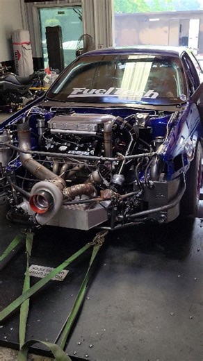 WHAT CAN I SAY.. WOW. This will be a long post but I'll try to make it short. Of all the years of fighting this car on a dyno with problems after problems.. Me and my team built a 100% custom car, and put it on a dyno and in less that 10 passes, ZERO problems, this thing just coughed out easy power. This is just testing. Next stop Fuel Tech Headquarters HUB dyno! Thank you to my guys at @ebtec for tuning this thing up. @bulletraceengineering @1lynchmobracing @aspheaders @vibrant_performance @pre