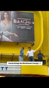 Producer Sajid Nadiadwala’s wife, Warda Khan Sajid Nadiadwala , pulls up to Gaiety with full-on blockbuster vibes! With #Baaghi4 roaring and fans cheering, the queen joins the celebrations in style . Now Running in Cinemas! #bollywood #everyonefollowers #eventos | Bollywood Reporter
