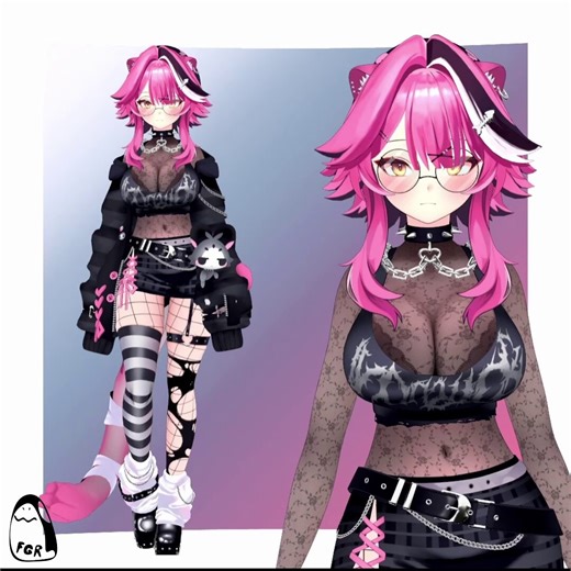 New 3D Showcase Raora Gothera --Fanart model-- ~2025 Model