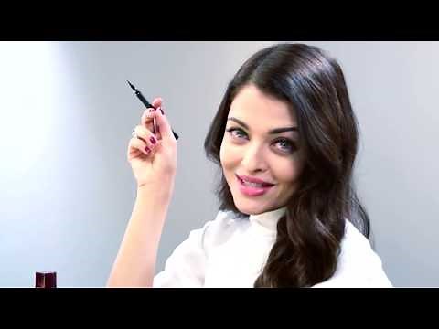 Aishwarya Rai Bachchan sharing Eyes and Lips Makeup tips LIVE