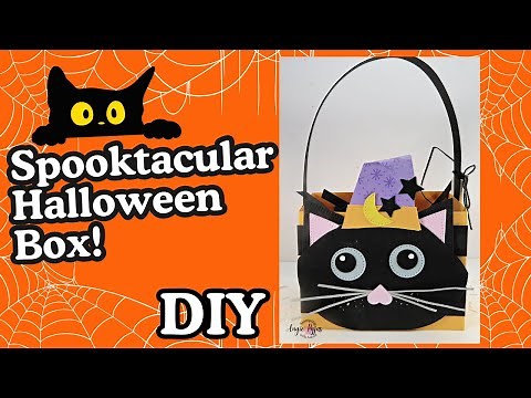 How To Make a Cute DIY Halloween Cat Character Box!