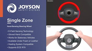 2.8K views · 159 reactions | The second part of JSS' Driver State System technology is Hands-on-Detection. Using patented sensing/shielding technology, hands can be detected even when minimal torque is applied. The technology can sense touch, grip and hand positions, ensuring that a driver is safely operating the steering wheel during autonomous driving scenarios. | Joyson Safety Systems | Facebook