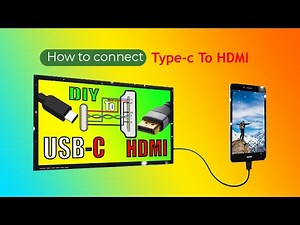How to connect your mobile device to a TV using a Type-C to HDMI cable