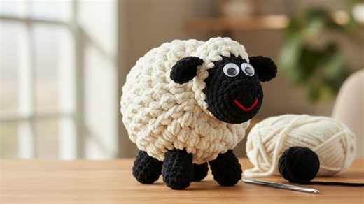 Das süßeste DIY-Projekt? Ein Schaf häkeln, das alle Herzen erobert