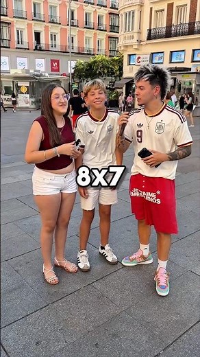 What is 8x7?