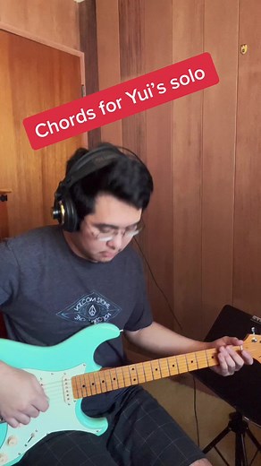 Yui Solo Guitar Chords Tutorial for K-On Anime Fans