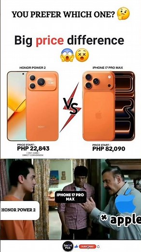 Honor Power 2 vs iPhone 17 Pro Max 😱 | Big Price Difference! Which One Wins?