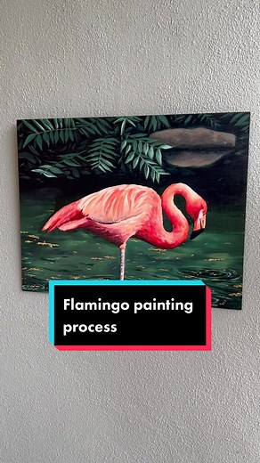 Flamingo Painting Process: Step-by-Step Tutorial