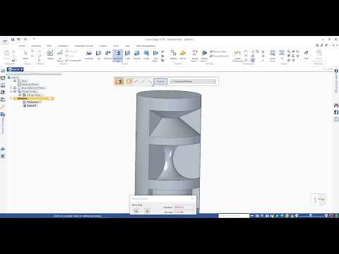 #15 solid edge revolve cut tutorials