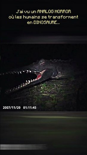 They turn into DINOSAURS 😱 #horror #creepypasta #gaming #creepy #analoghorror
