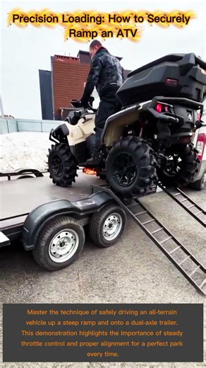 Precision Loading: How to Securely Ramp an ATV
