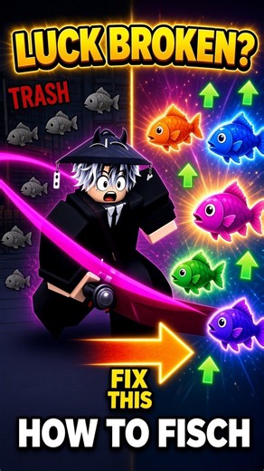 Your Luck Is Broken in How to Fisch? Do This Instead 🎣 #roblox #robloxshorts