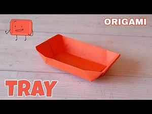 DIY TRAY ORIGAMI TUTORIAL|HOW TO MAKE DISH TRAY PAPER CRAFT| STEP BY STEP FOLDING| #diy #tray #craft