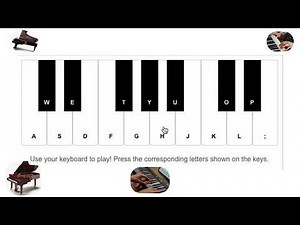 🎹 Play Piano Online – Interactive Virtual Keyboard! 🎶
