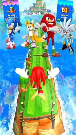 Sonic 🆚 Tails 🆚 Knuckles 🆚 Silver The Hedgehog Gameplay - Who Is Best?🤔#short