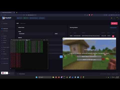 SILENCESTRESS.ST V/S MC SERVER | BOTNET DDOS TOOLS | IP STRESSER & IP BOOTER | #booter #stresser