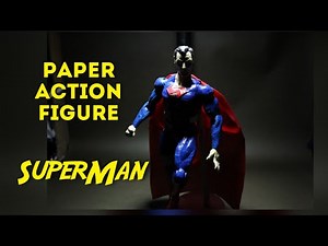Paper action figure | SuperMan | Simplecraft