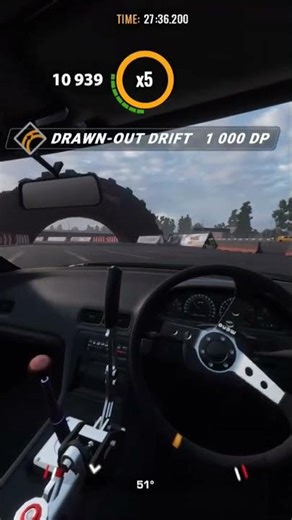 practicing on the g29 drift setup