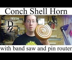 Make a Wooden Conch Shell Type Horn