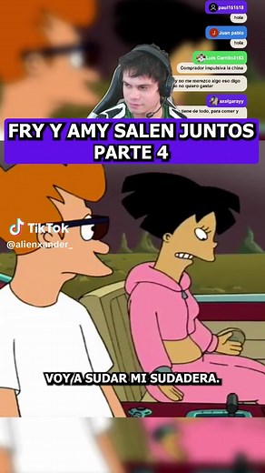Fry y Amy Salen: Momento Romántico Futurama