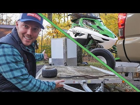 Snowmobile Tilt Trailer Restoration & Accessories