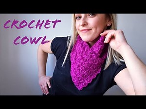 Crochet neckwarmer / Cowl Super Easy for Beginners#crochettutorials #howtocrochet