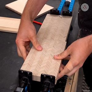 11K views · 111 reactions | Making a Patterned Plywood Bookcase | Alm Fab | Facebook