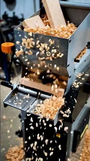 Wood Wool Machine: Making Excelsior Shavings 🪵 #woodworking #tools
