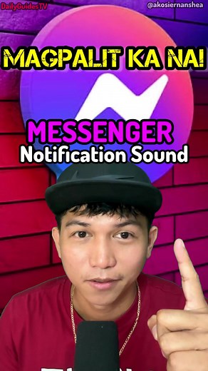 Ganto Magpalit ng Malulupet na Messenger Notification Sounds #DailyGuidesTv #tiktokio | Daily Guides TV