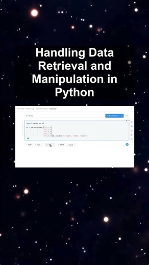 Handling Data Retrieval and Manipulation in Python #ai #artificialintelligence #machinelearning